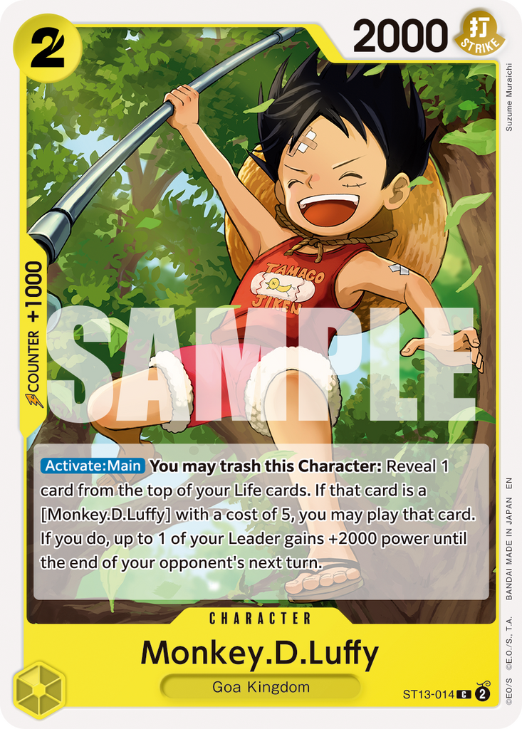 [Single] ST13-014 Monkey.D.Luffy (PRB02)