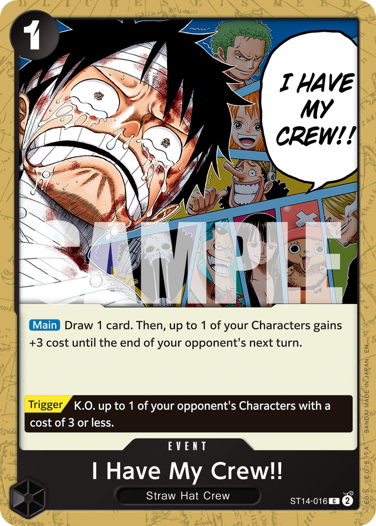 [Single] ST14-016 I Have My Crew!! (PRB02)