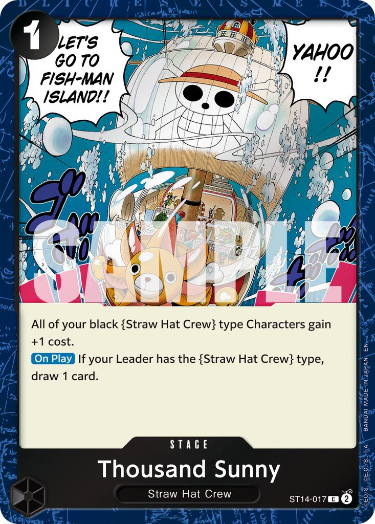 [Single] ST14-017 Thousand Sunny FOIL (PRB02)