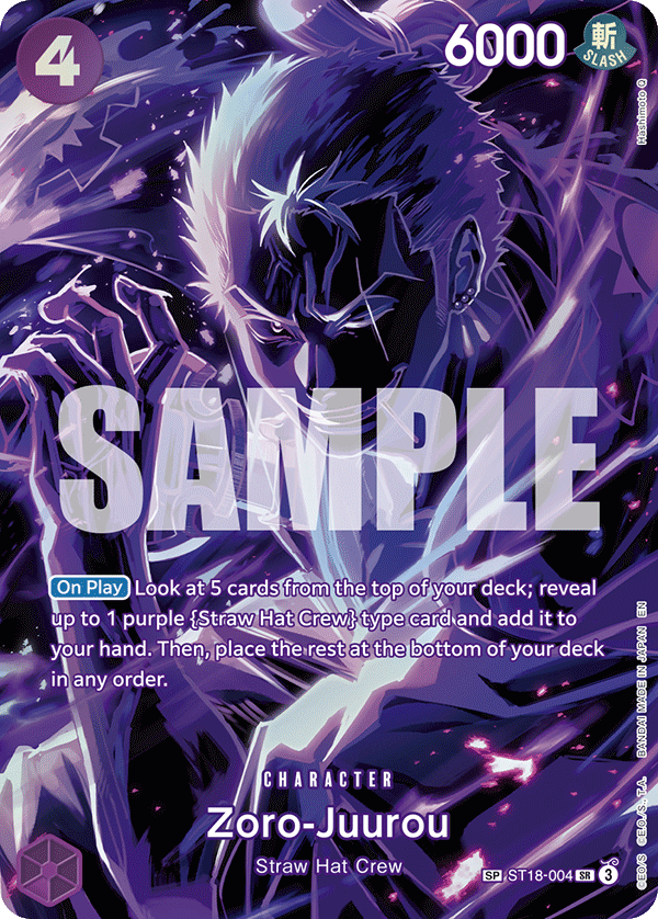 [Single] ST18-004 Zoro-Juurou SP (OP12)