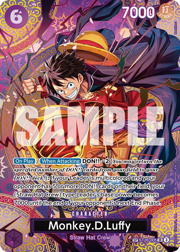 Pre[Single] ST26-005 Monkey.D.Luffy (OP15)