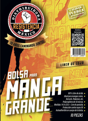 Bolsa para manga grande (10 unidades)