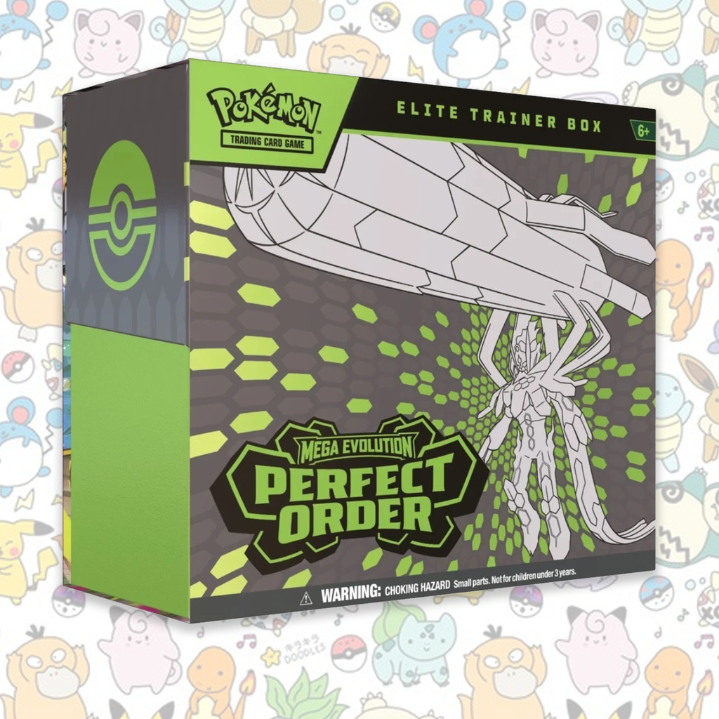 Mega Evolution Perfect Order - Elite Trainer Box - Ingles - 9 sobres