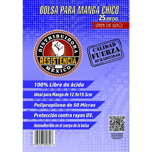 Bolsa para manga chico (25 unidades)