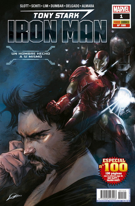 Tony Stark Iron Man: un hombre hecho a si mismo (tapa blanda)